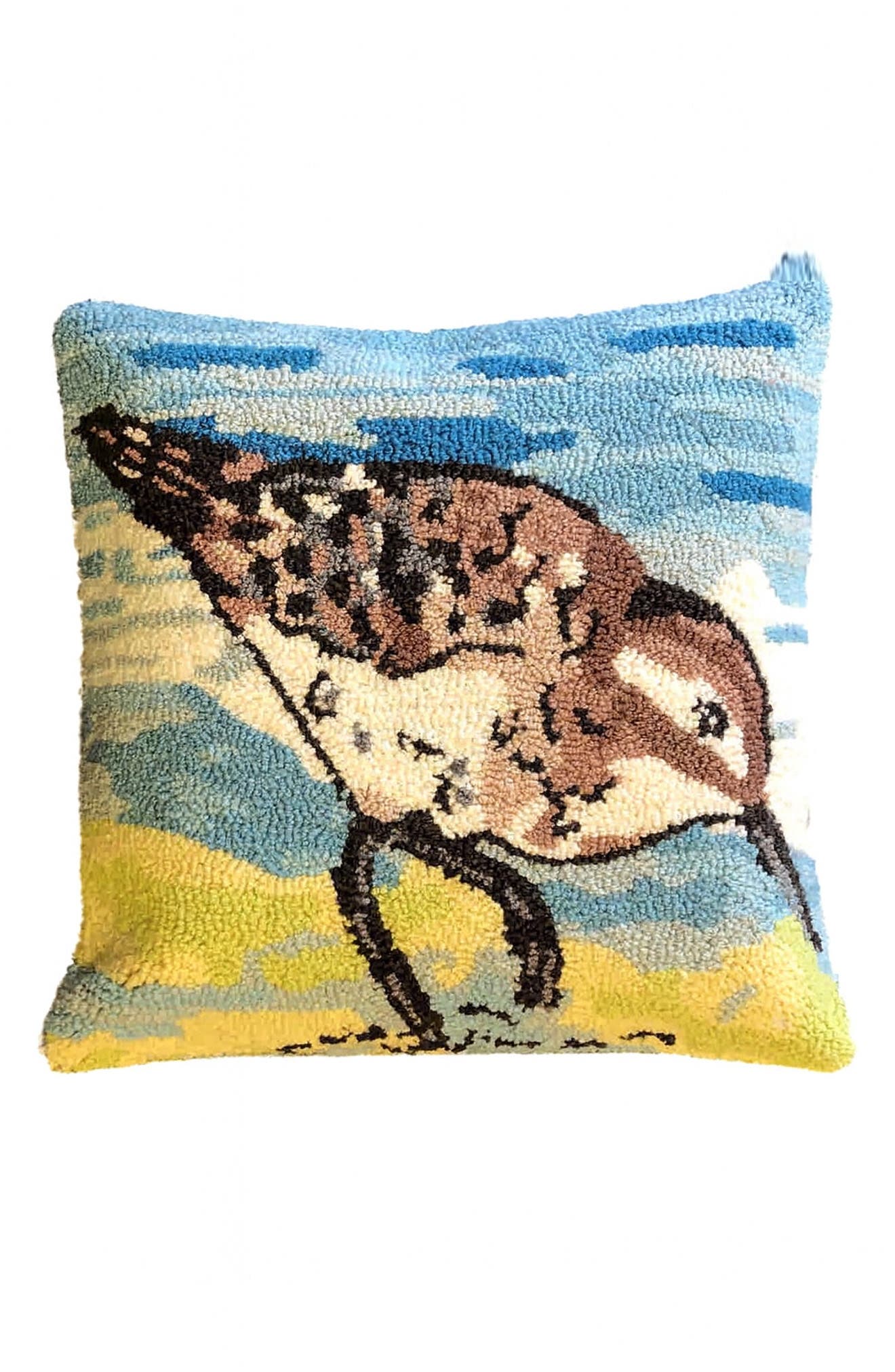 Sandpiper Bird Accent Pillow