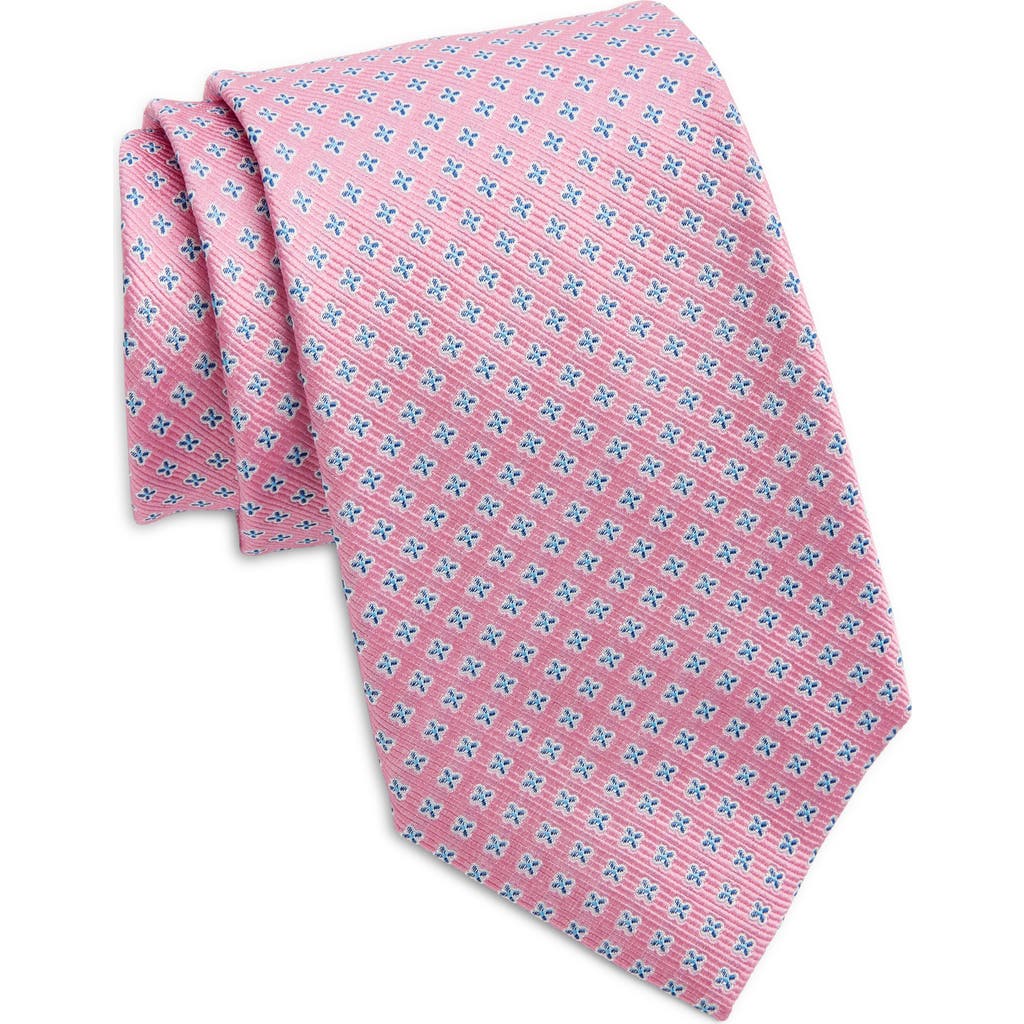 Nordstrom Neat Silk X-long Tie In Pink