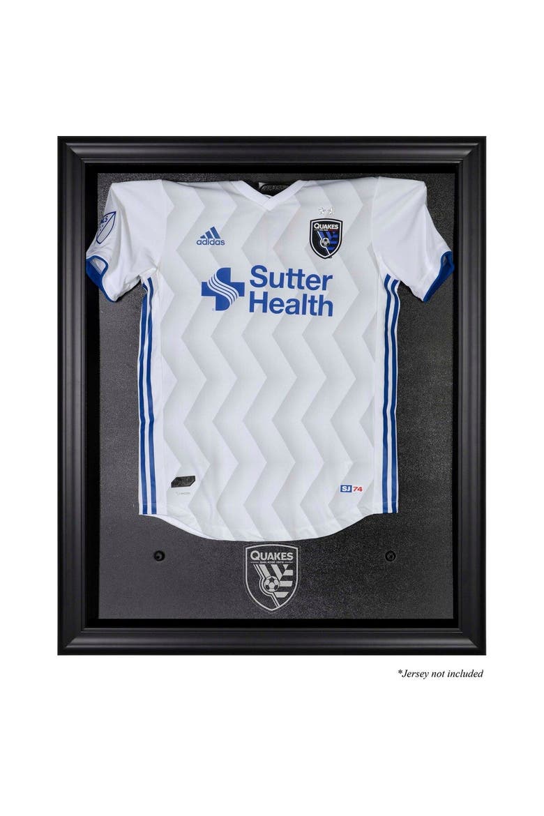 San Jose Earthquakes Black Framed Team Logo Jersey Display Case, Main, color, Black