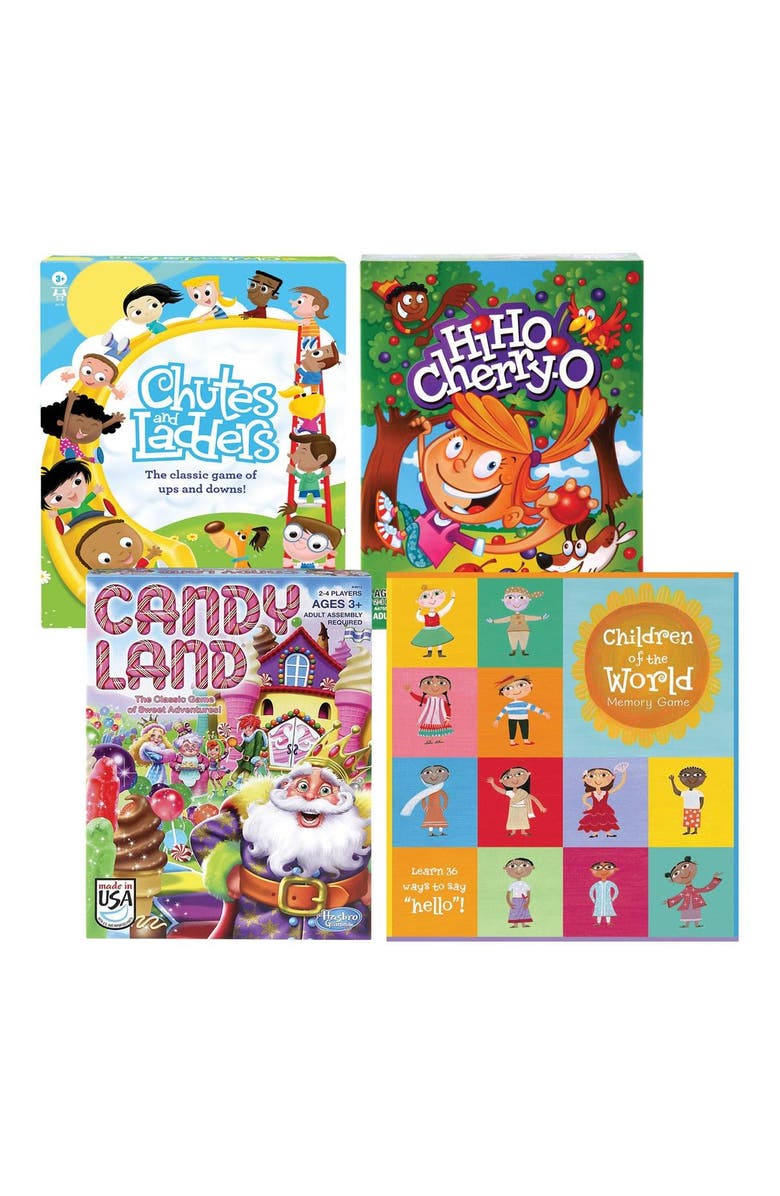 Kaplan Early Learning Company Classic First Board Games - Set of 4 ...