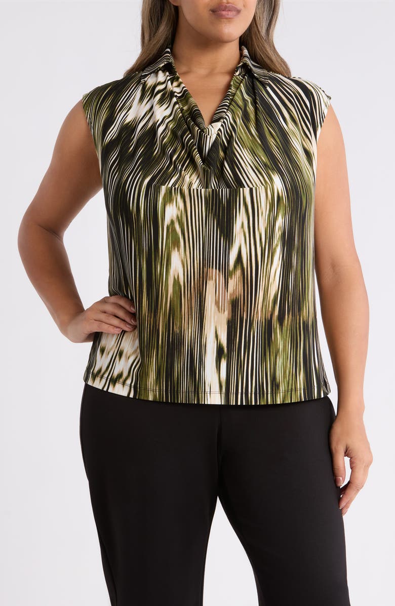Anne Klein Extended Shoulder Cowl Neck Top, Main, color,