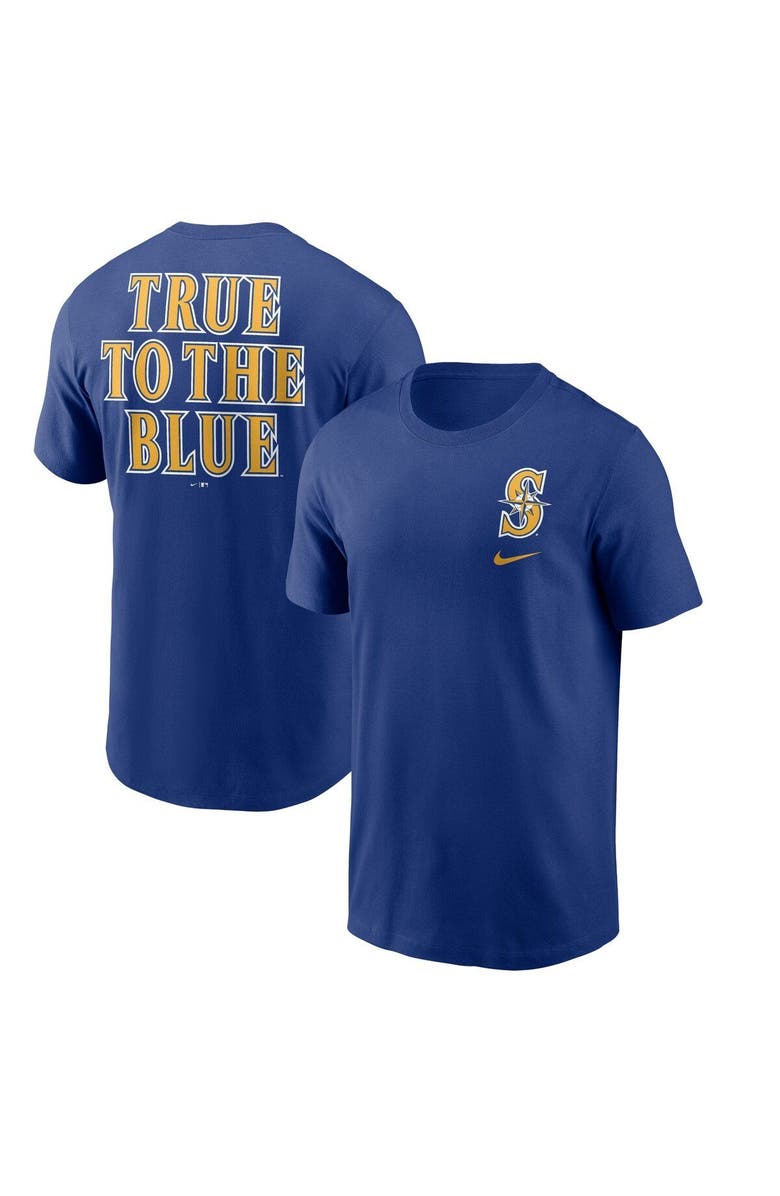 Nike Men's Nike Royal Seattle Mariners True to the Blue Hometown T-Shirt, Main, color, Royal
