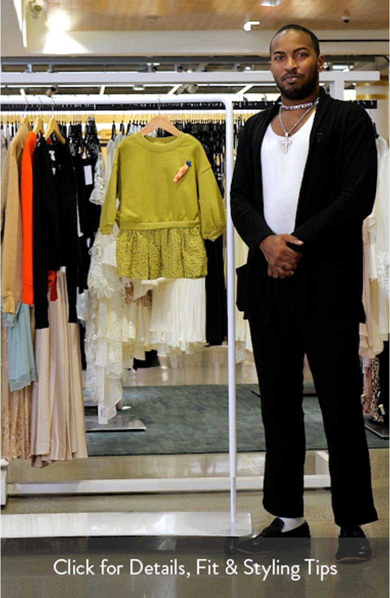 Kids' Carrot Sweatshirt Dress, sales video thumbnail