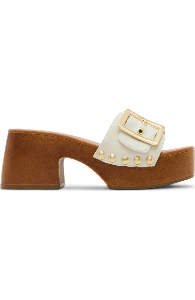 Madden Girl Woodland Slide Sandal, Alternate, color, Bone Paris