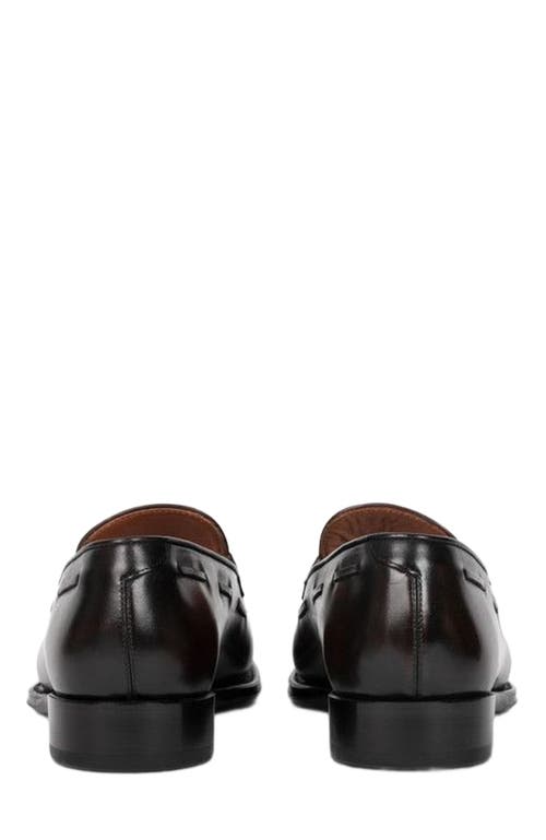 Anthony Veer Camden Tassel Loafer In Cafe Noir Brown