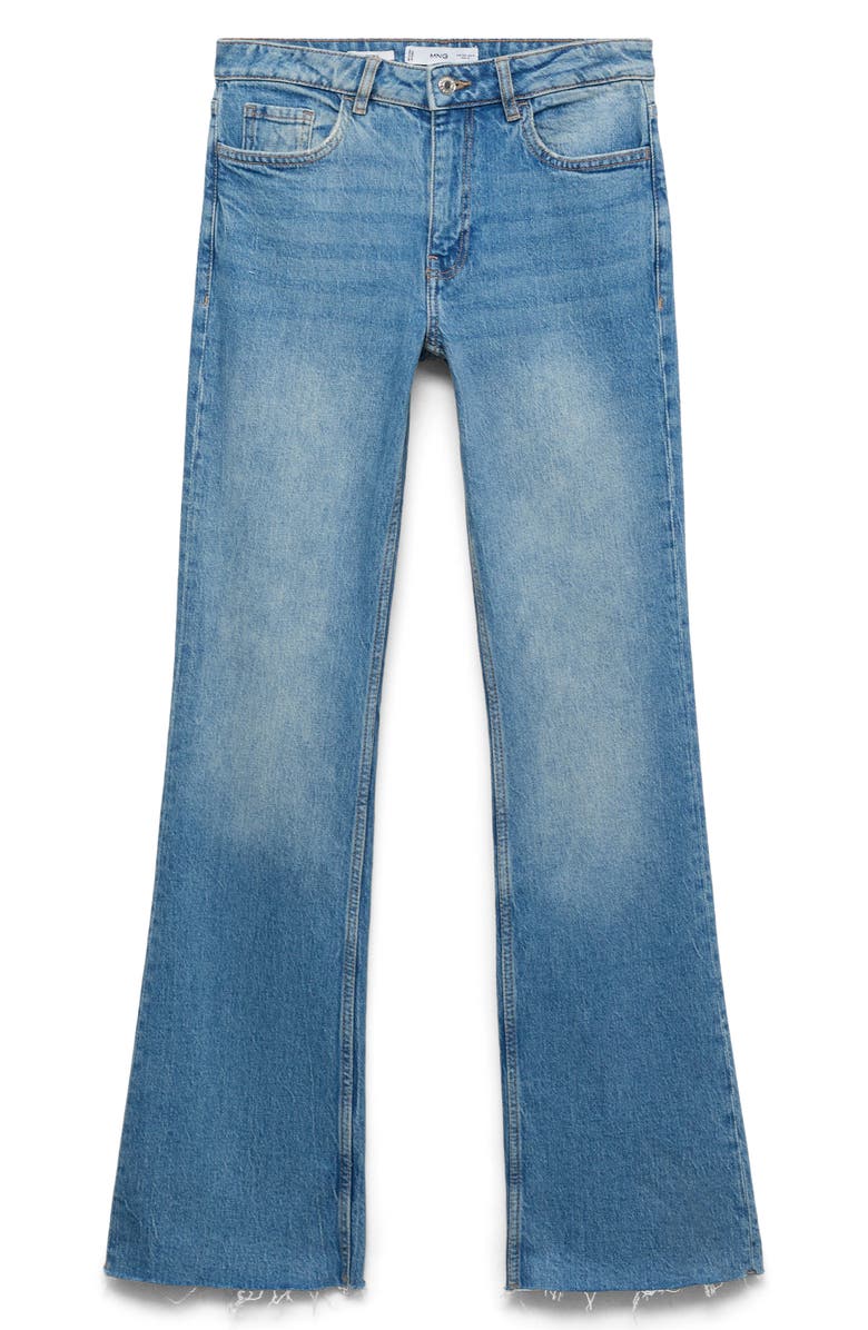 MANGO High Waist Balloon Jeans, Alternate, color, Medium Blue