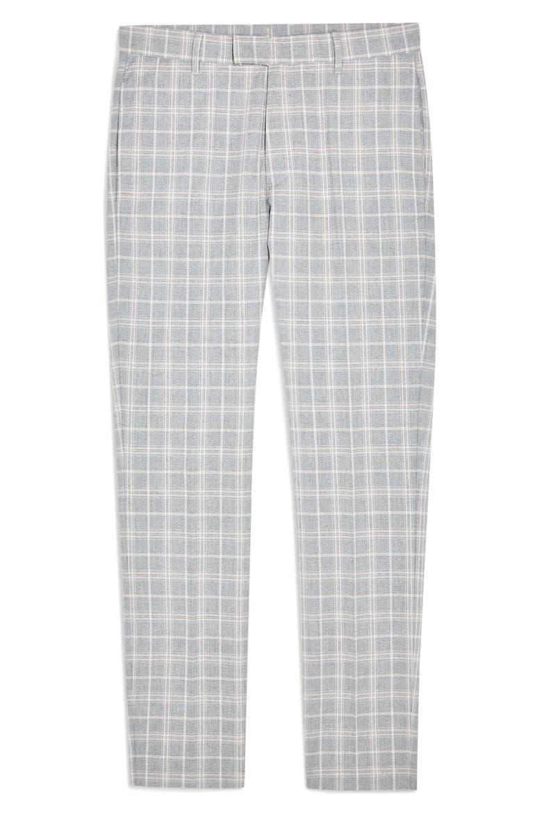 Myth Check Skinny Fit Dress Pants, Alternate, color, GREY MULTI