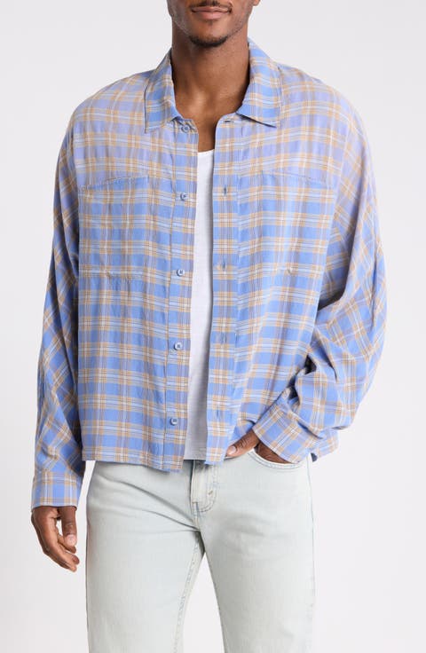 Santa Monica Flannel Button-Front Shirt