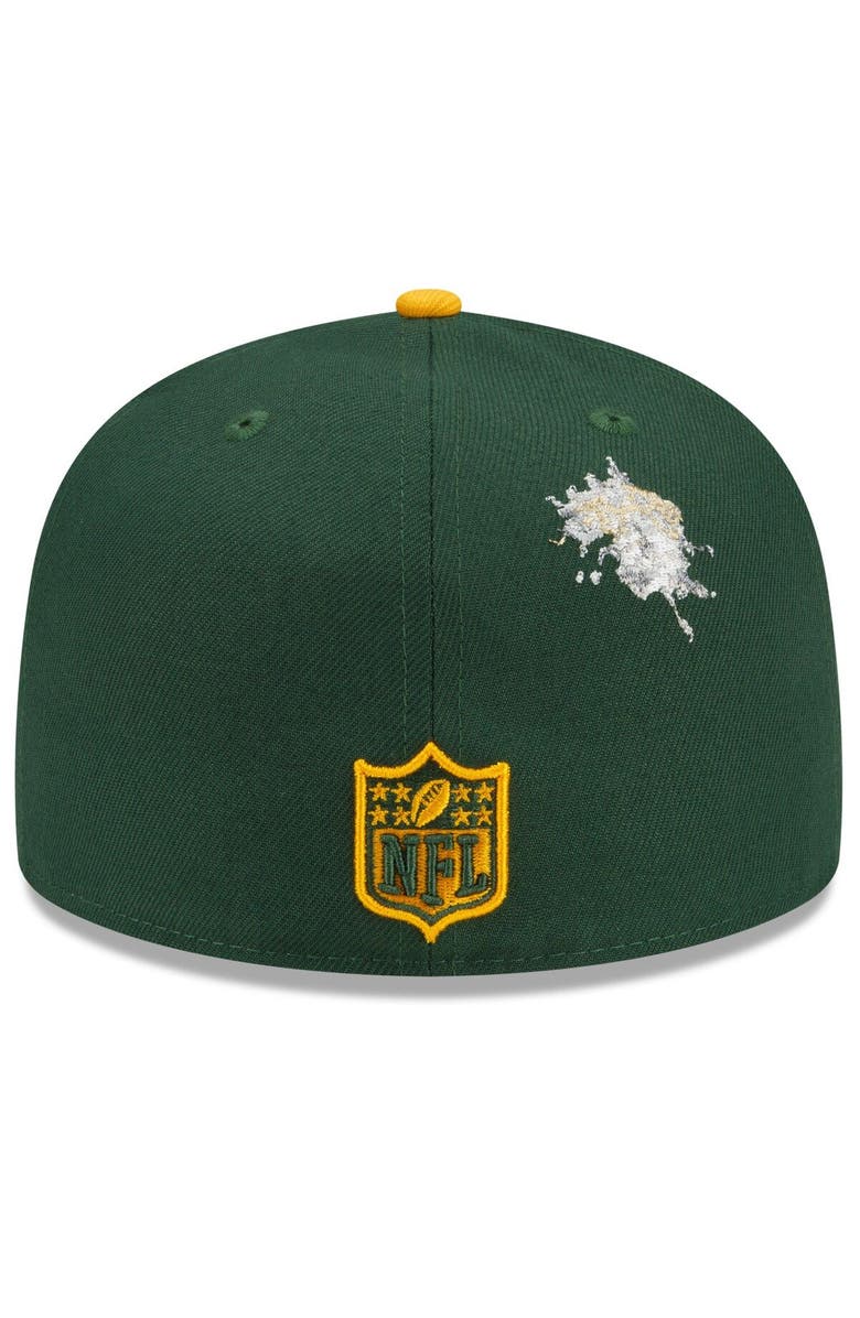 New Era x Staple Men's New Era Green/Gold Green Bay Packers NFL x Staple Collection 59FIFTY Fitted Hat, Alternate, color, 
