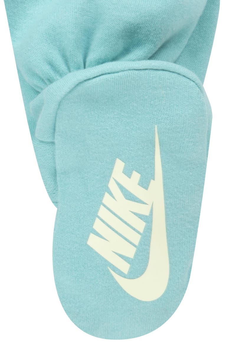 Nike Fresh Cut Ruffle Long Sleeve Footie, Alternate, color, 