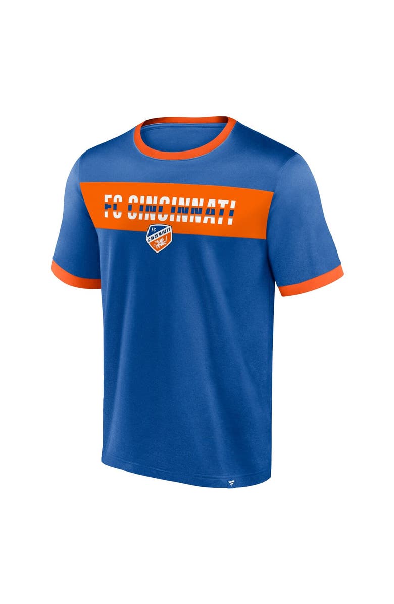 FANATICS Men's Fanatics Branded Blue FC Cincinnati Advantages T-Shirt, Alternate, color,
