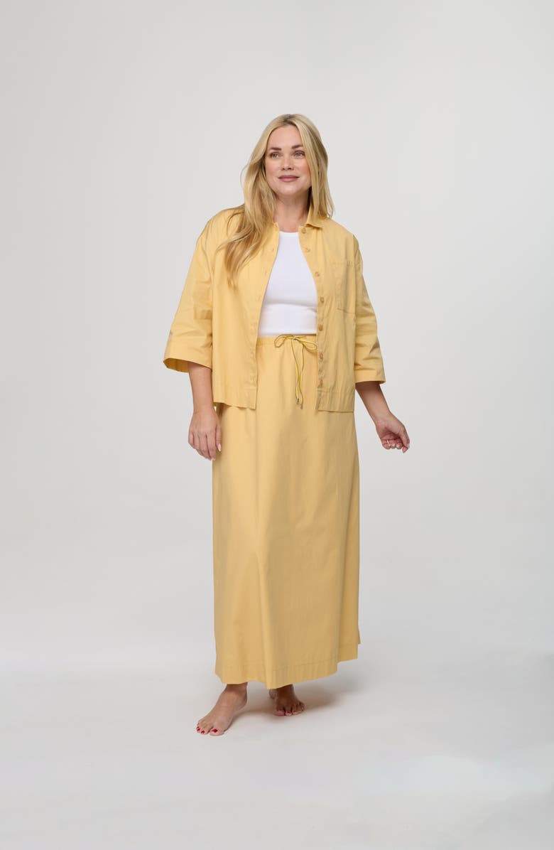 By Tess Collection Poppy Skirt, Alternate, color, Pale Yellow