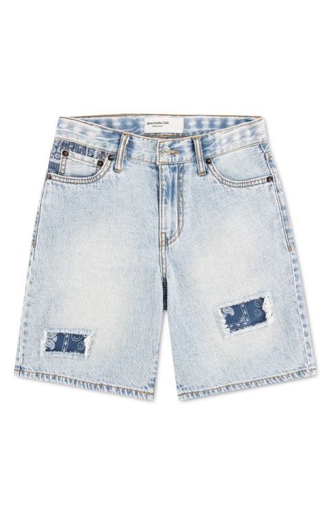 Kids' Patchwork Denim Shorts (Little Kid & Big Kid)
