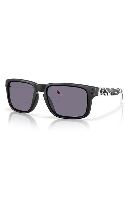 Oakley Holbrook™ Fathom Collection 57mm Prizm™ Polarized Square Sunglasses In Black Grey