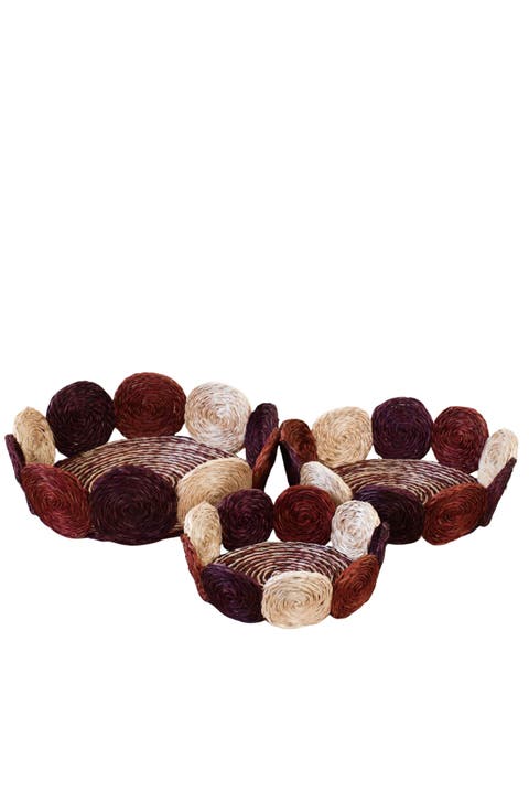 Fruit Basket Circles, Set of 3
