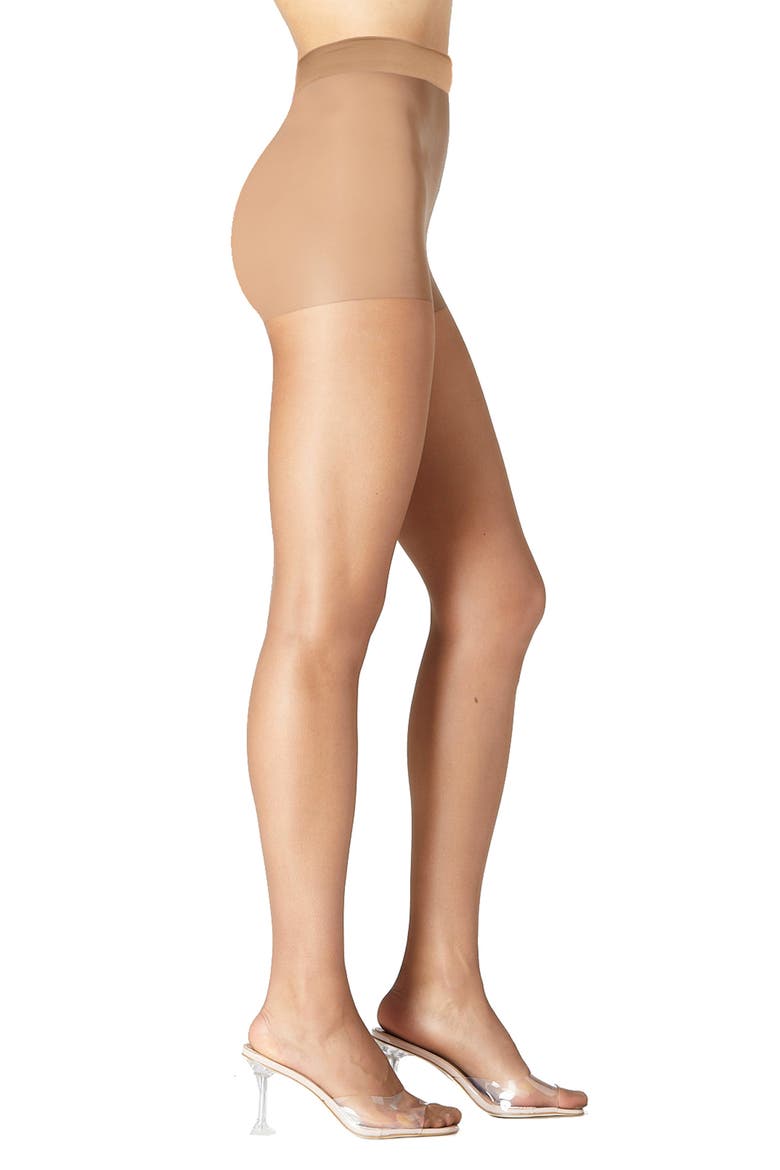 Stretch Control Sheer Pantyhose, Main, color, FLAWLESS BEIGE
