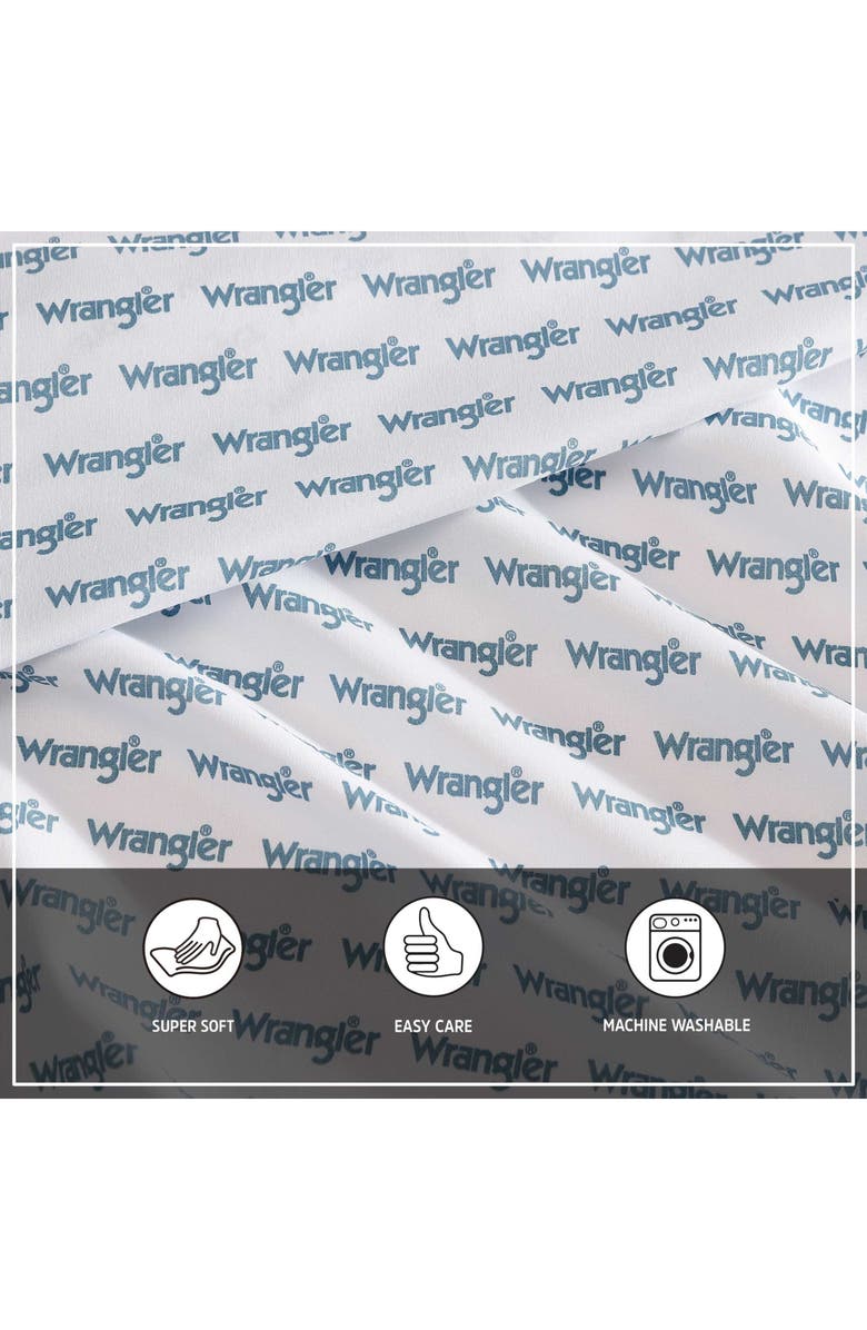 Wrangler Logan Stripe Throw Blanket, Alternate, color, Blue