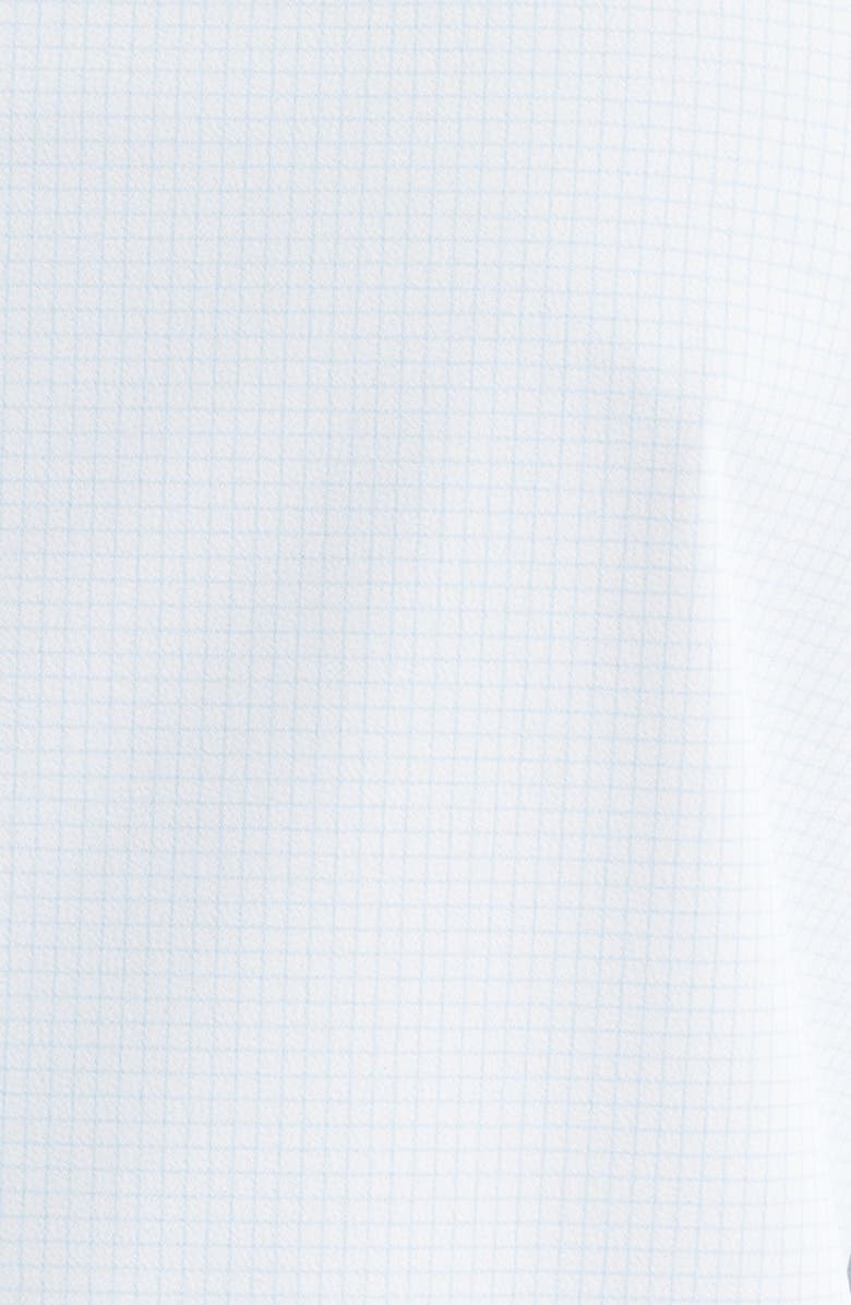 Mizzen+Main Leeward Trim Fit Check Performance Button-Up Shirt, Alternate, color, Cloud Blue Jonny Grid