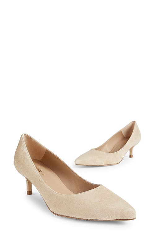 Lk Bennett Audrey Pointed Toe Kitten Heel Pump
