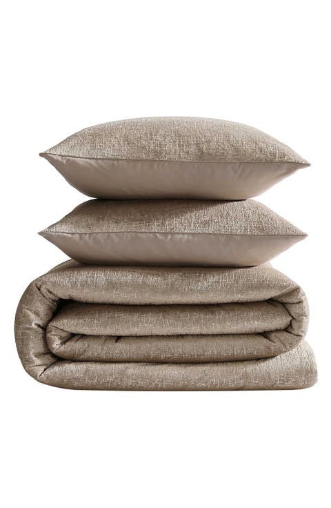 Banks Metallic Velvet Comforter Set