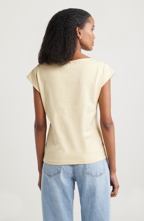 Nordstrom Pima Cotton Boat Neck T-shirt
