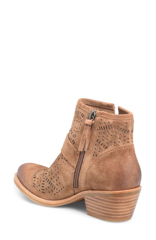 Söfft Adriana Block Heel Bootie In Brown