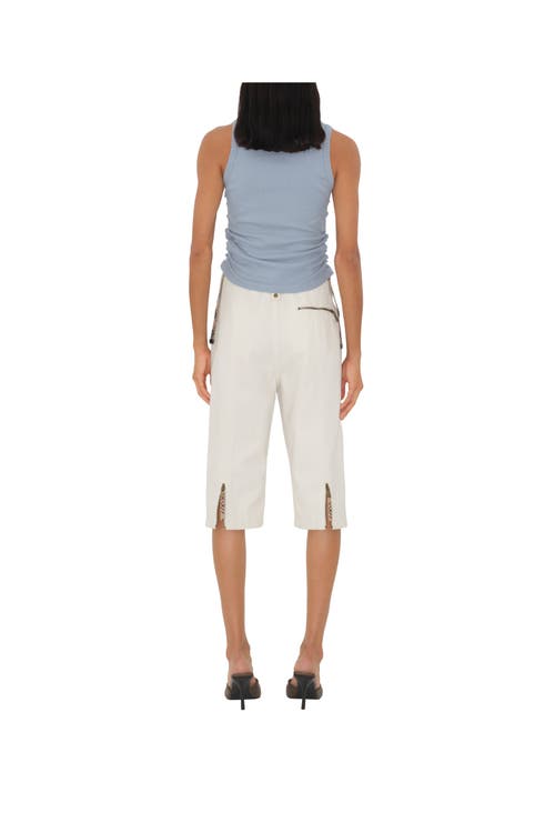 Burberry Festival Cotton Blend Tank Top In Gale