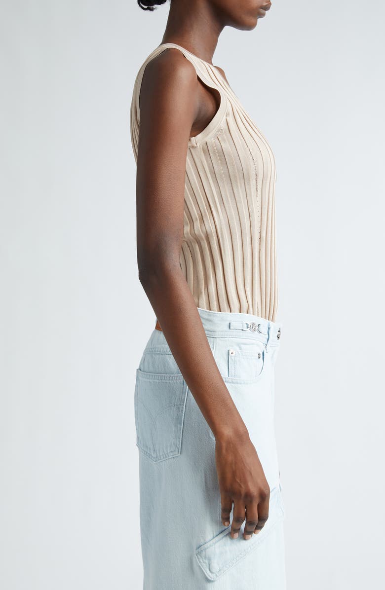 Versace Rib Tank, Alternate, color,