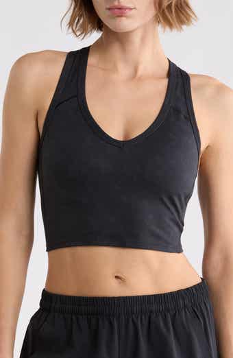 Movement Suede Effect Longline Sports Bra
