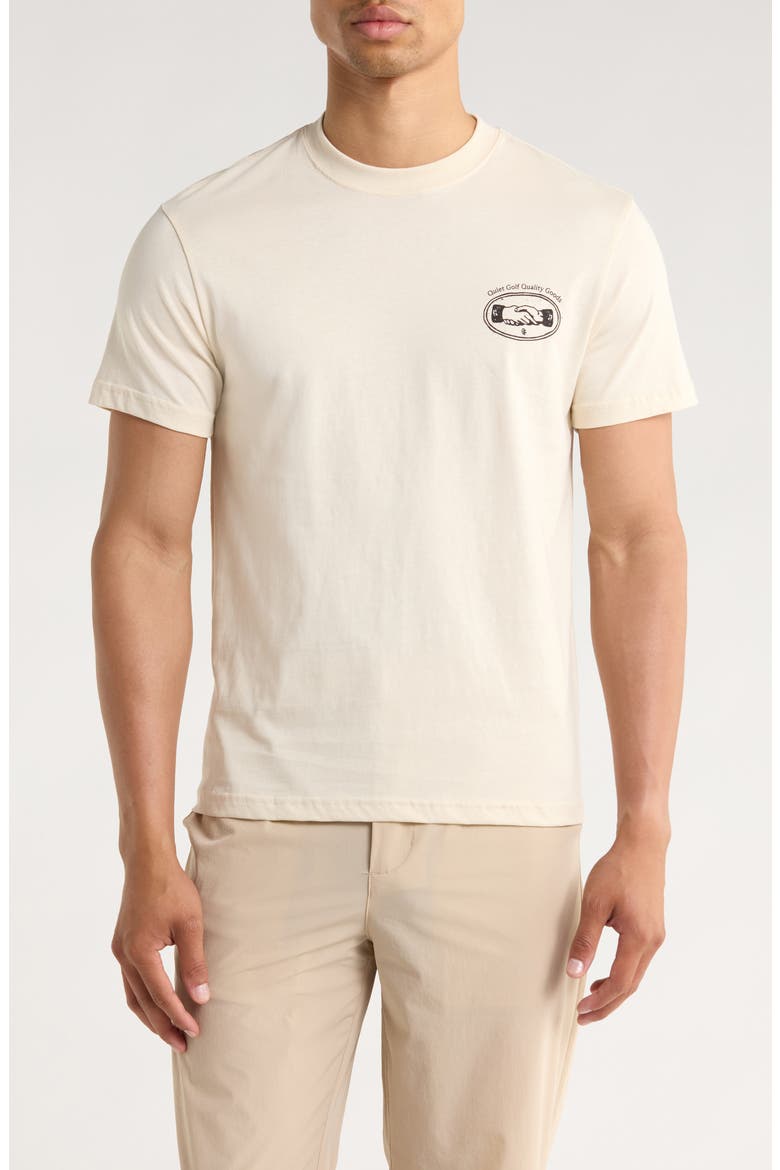 Deal Maker Cotton T-Shirt, Main, color, BONE
