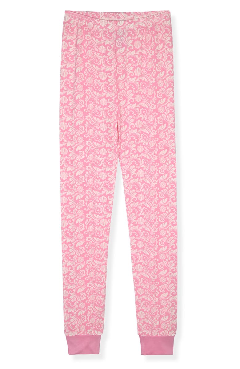 SLEEP ON IT Assorted 2-Pack Print Fitted Two-Piece Pajamas, Alternate, color, Pink/ White Multi