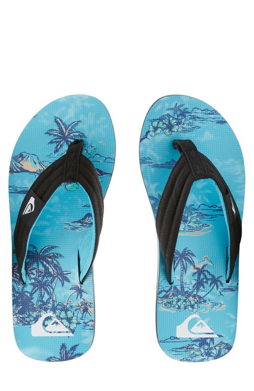 Quiksilver Molokai Layback Ii Flip Flop In Blue