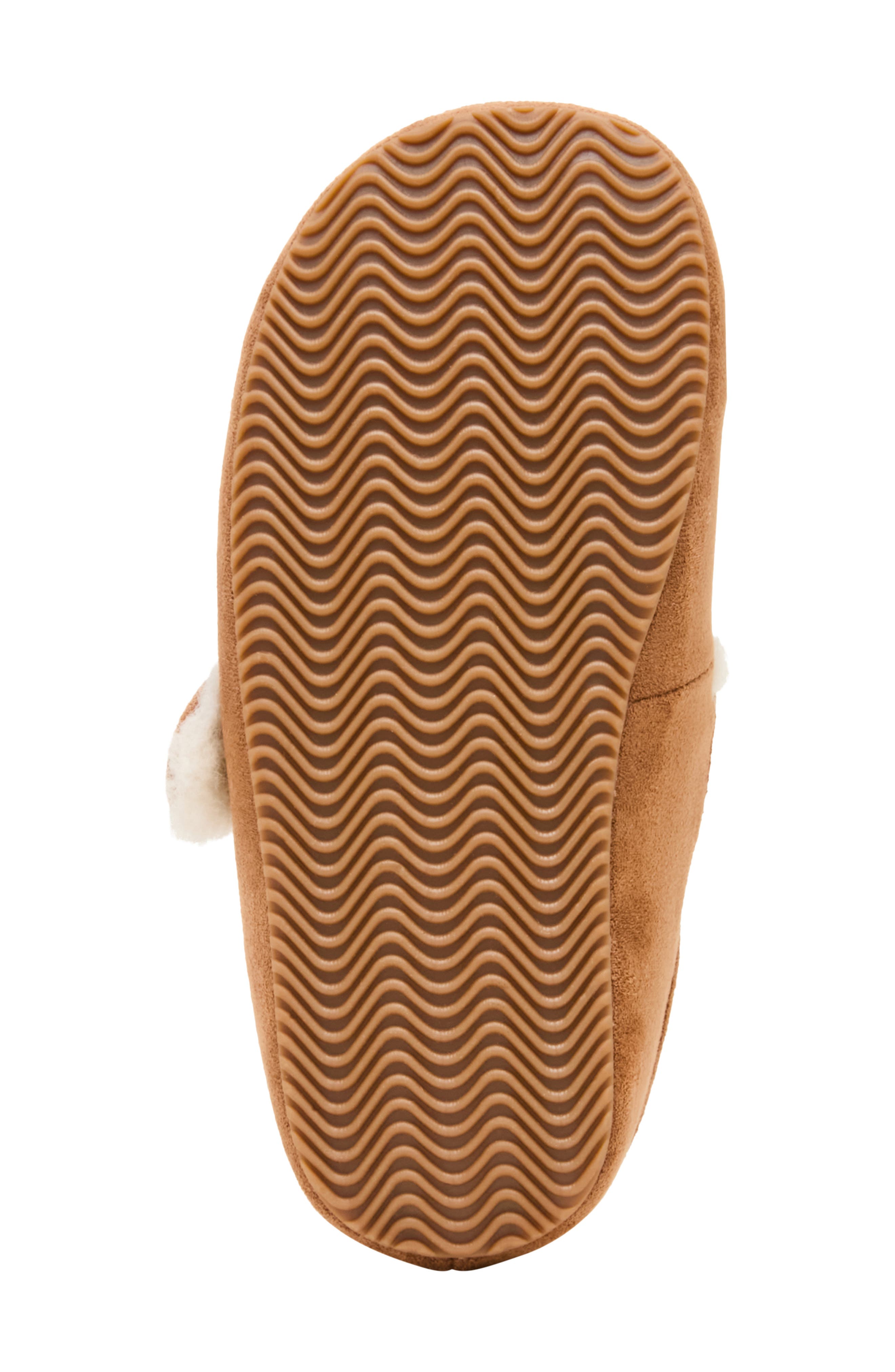 Steve Madden Kids' Cloudy Faux Shearling Mule, Alternate, color, Cognac