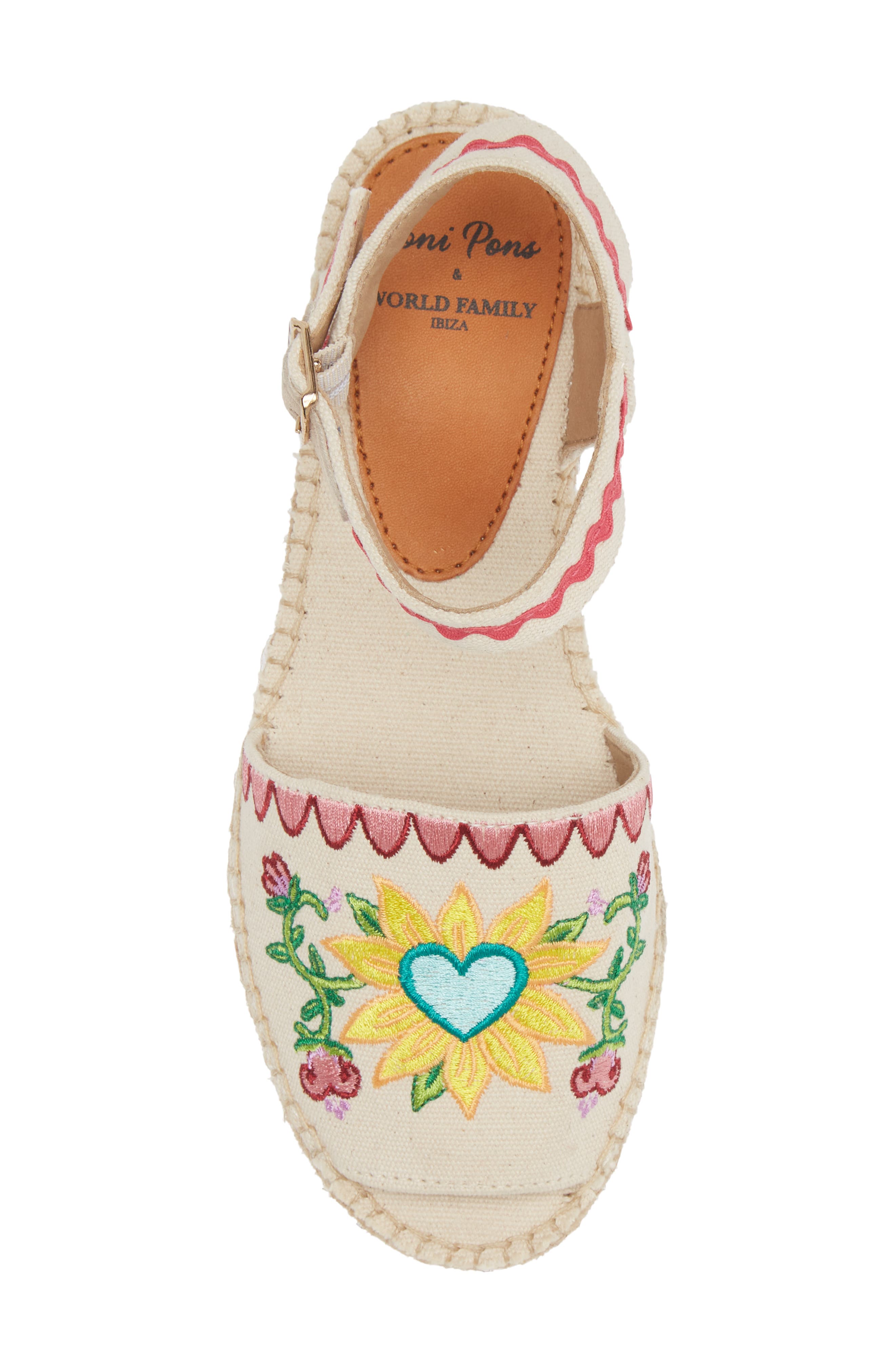 Toni Pons Love Embroidered Espadrille Sandal, Alternate, color, 