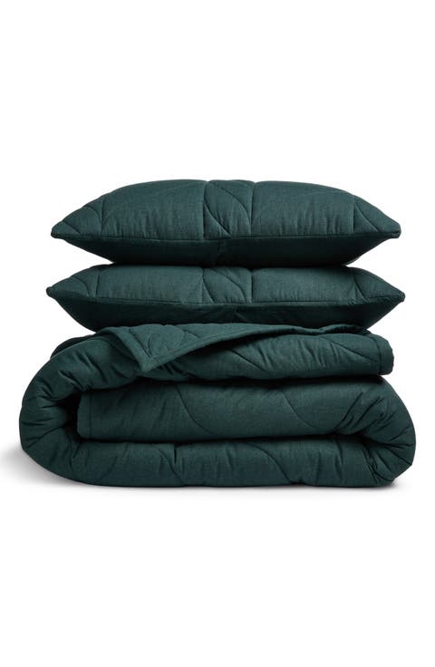 Organic Cotton Cable Melange Quilt