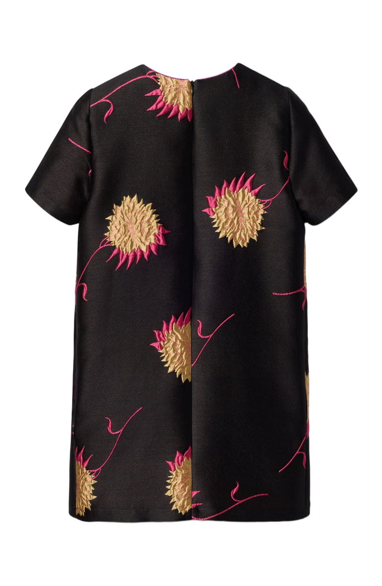 La DoubleJ Mini Swing Dress Derby Jacquard Black, Alternate, color, Derby Jacquard Black