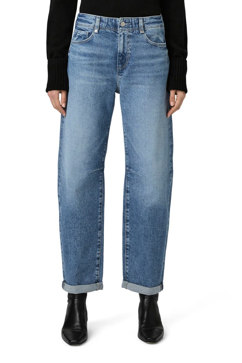 Alexis Darted High Waist Barrel Jeans, Main, color, RYLAND