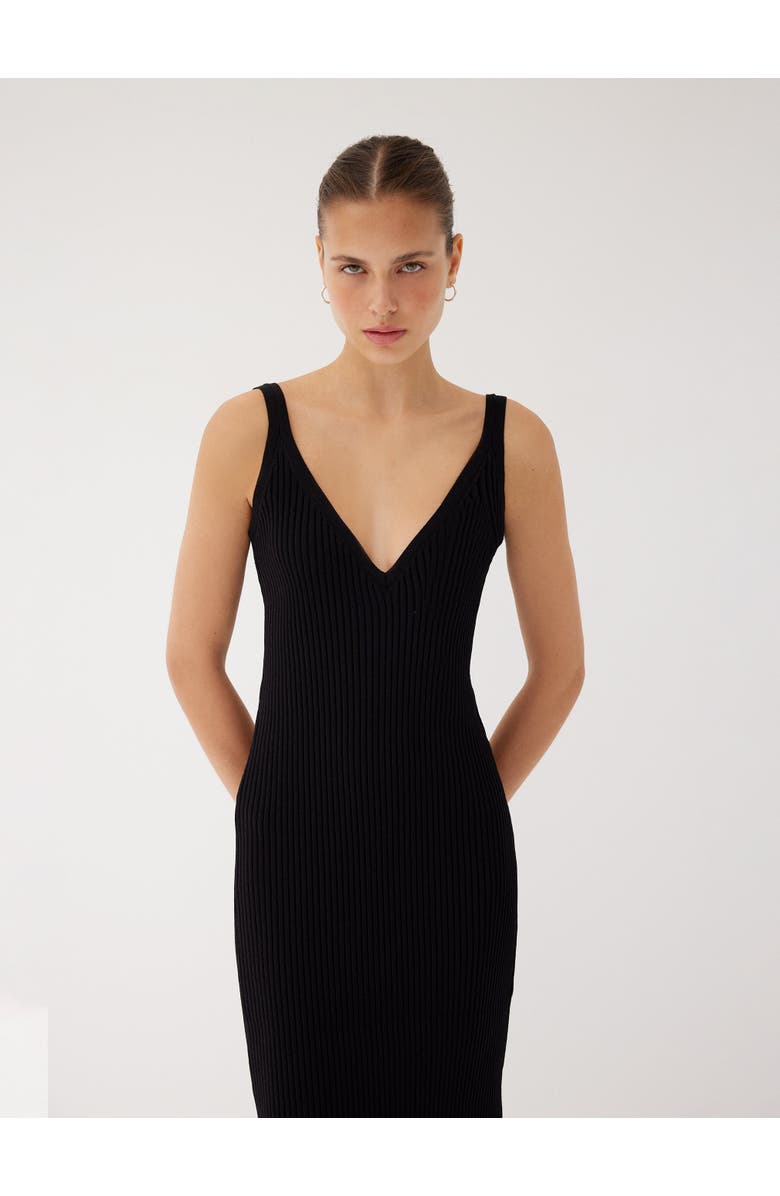 Labeca London Storm Striped Linen-Blend Bustier Top, Alternate, color,