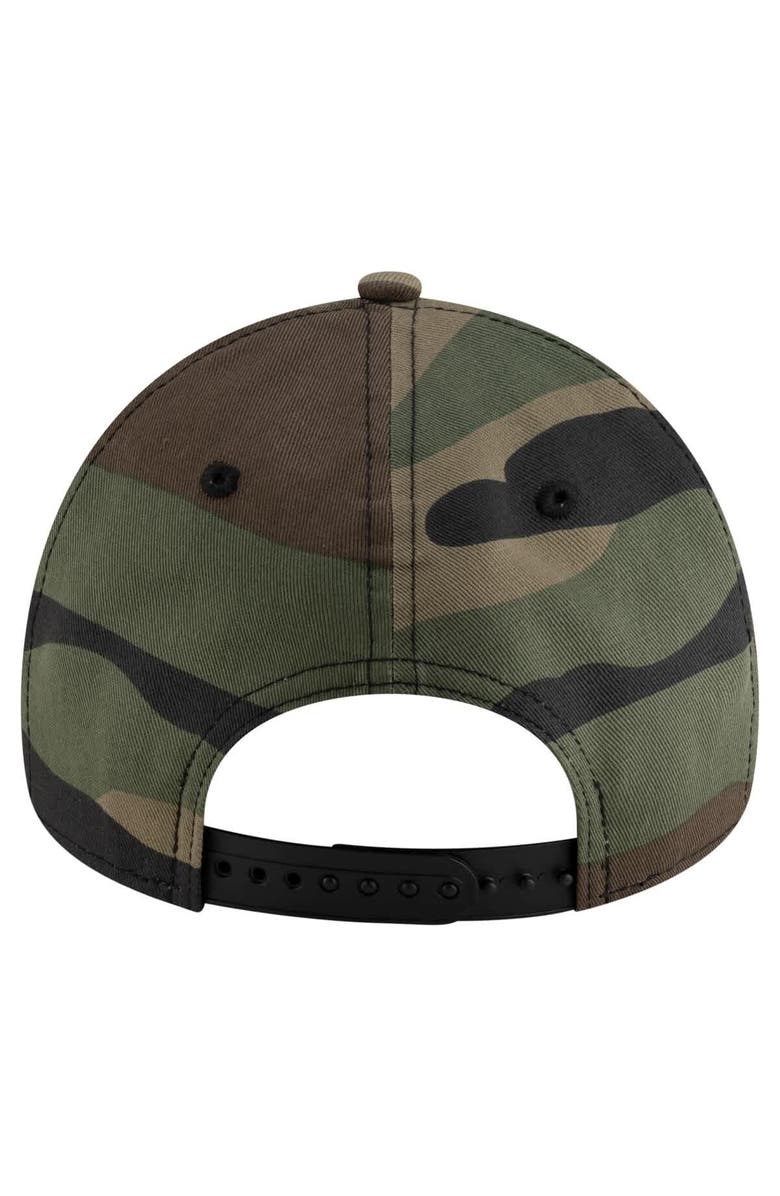 New Era Men's New Era Camo Athletics Woodland Team Pop 9FORTY A-Frame Adjustable Hat, Alternate, color, Camo