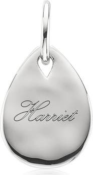 Monica Vinader Mini Petal Teardrop Pendant Charm