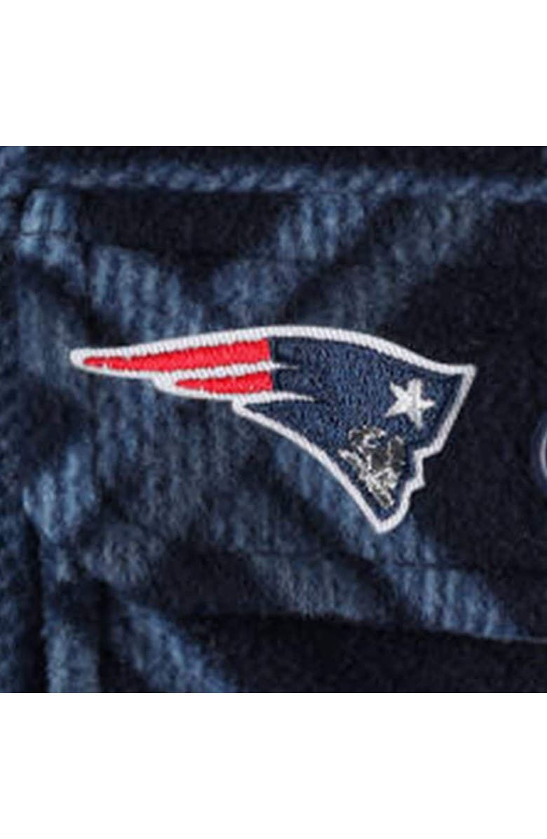 ANTIGUA Men's Antigua Navy New England Patriots Industry Flannel Button-Up Shirt Jacket, Alternate, color, Navy
