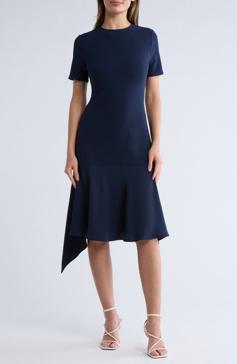 Mixed Media Midi Dress