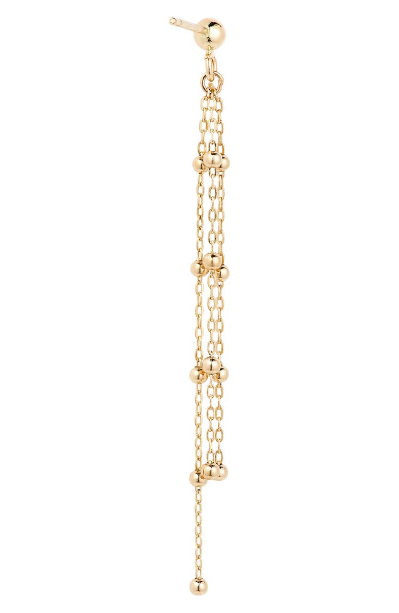 Bony Levy 14K Gold Beaded Fringe Drop Earrings, Alternate, color, 