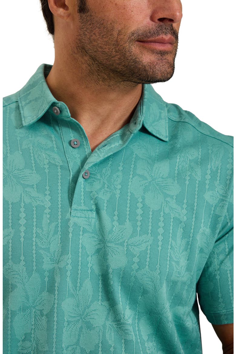 Palm Fresco Vines Polo, Alternate, color, BREAKER