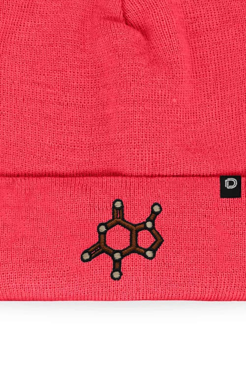 Dalix Molecule Beanie In Neon Pink