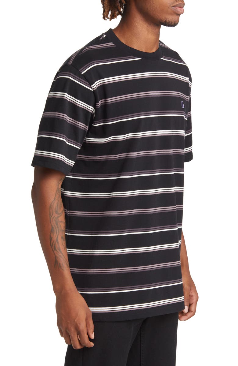 Carhartt Work In Progress Men's Vonn Stripe Cotton Crewneck T-Shirt, Alternate, color, 