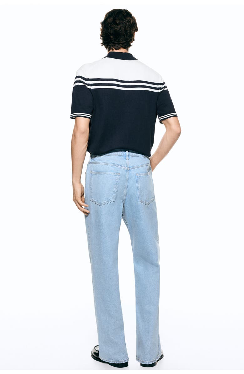 H&M Regular Fit Polo Shirt, Alternate, color, Dark Blue