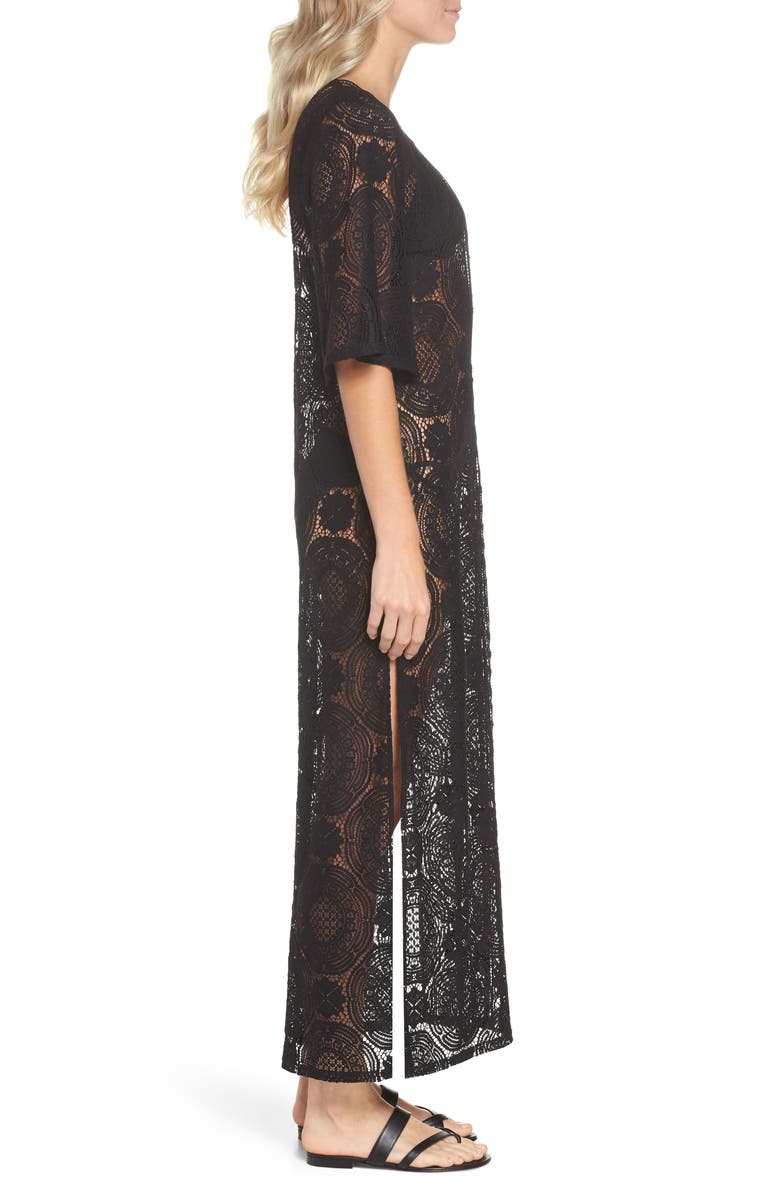 Chelsea28 Lace Cover-Up Maxi Dress, Alternate, color,