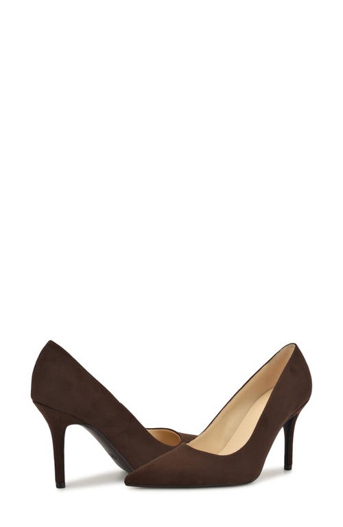 Nine West Gines Pointed Toe Pump In Brown