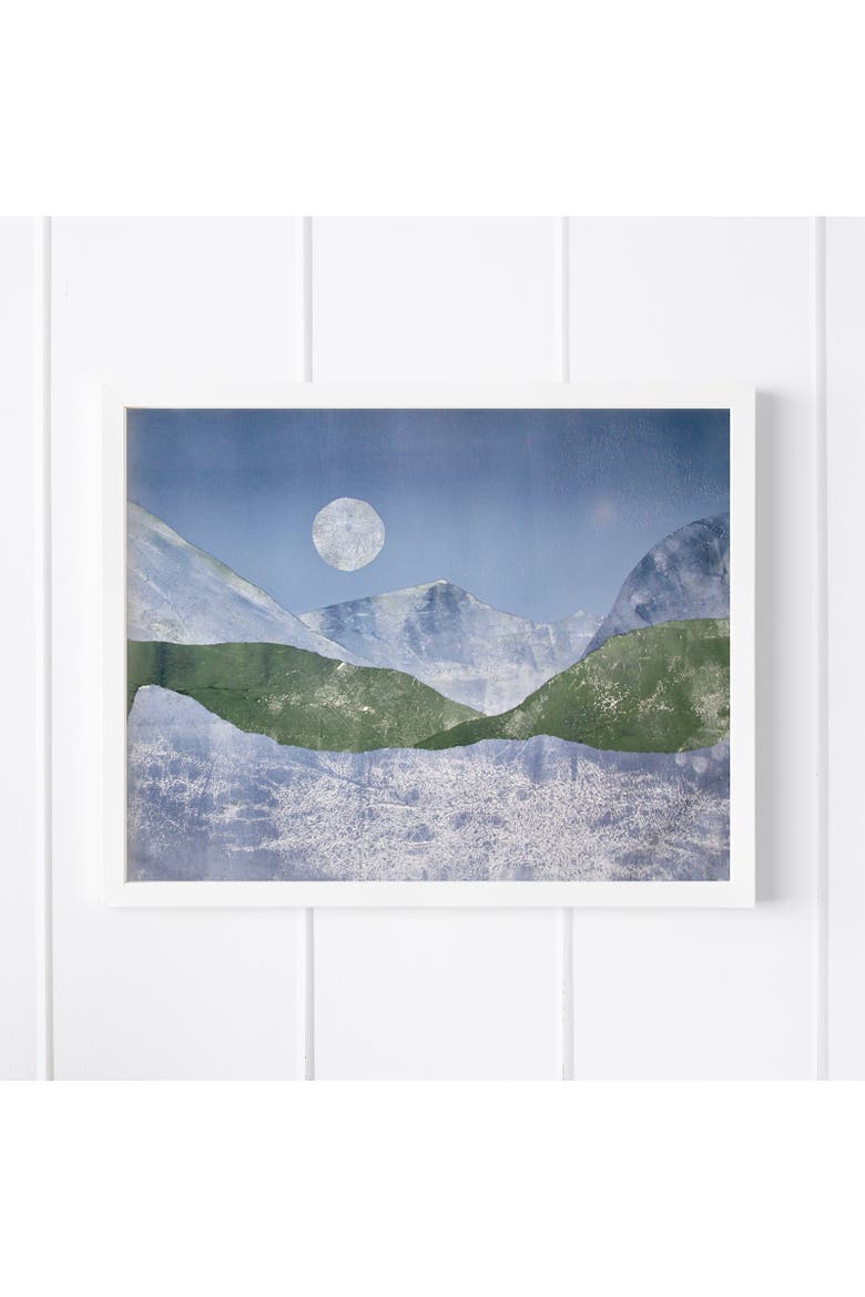 Cold Spring Evening Small Framed Print, Alternate, color, Blue